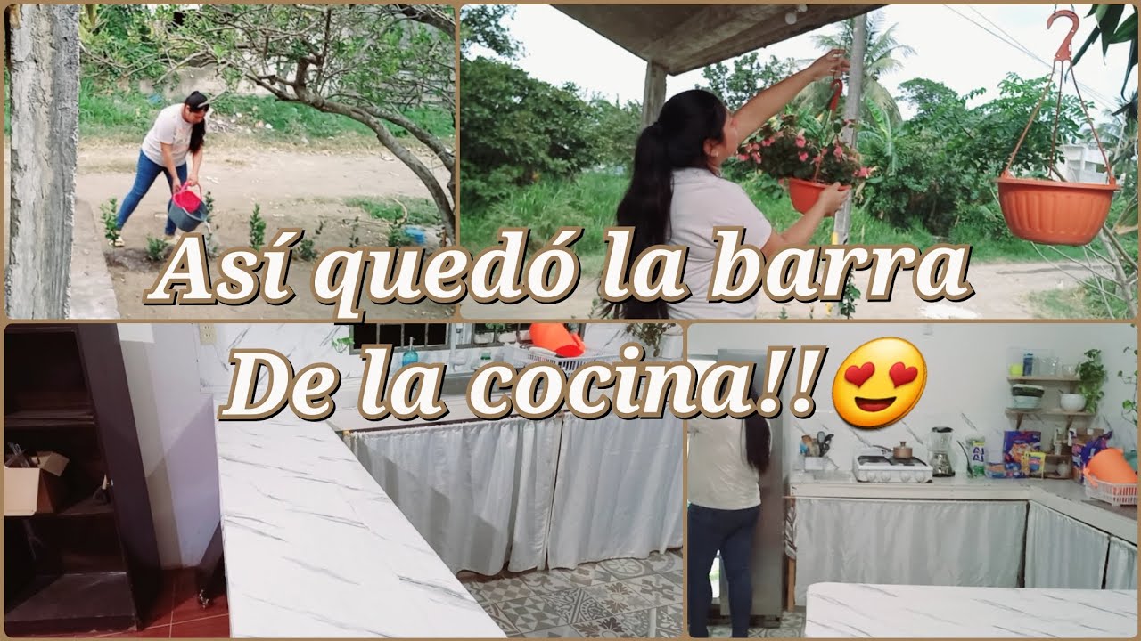 UN POCO DE ORDEN 😉 Les muestro como quedo LA BARRA DE LA COCINA ✨️