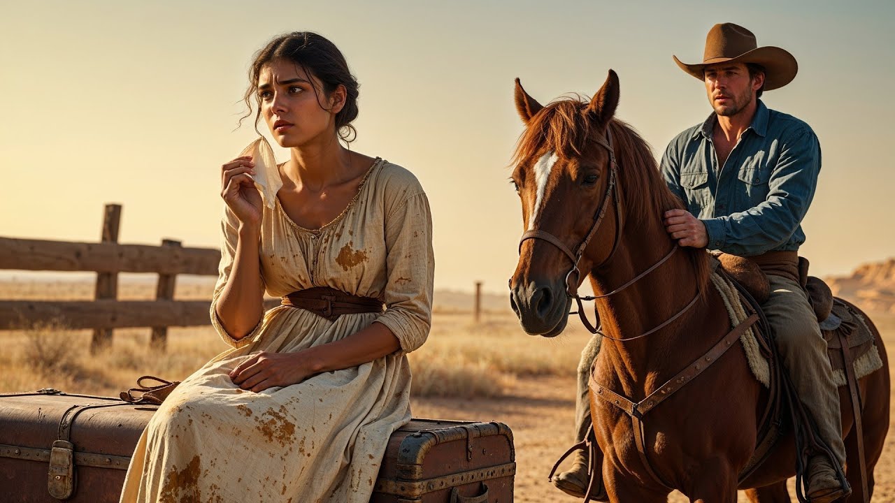 Mail-Order Bride Was Forgotten At The Crossing, A Cowboy Rode Back For Her And Took Her To His Ranch