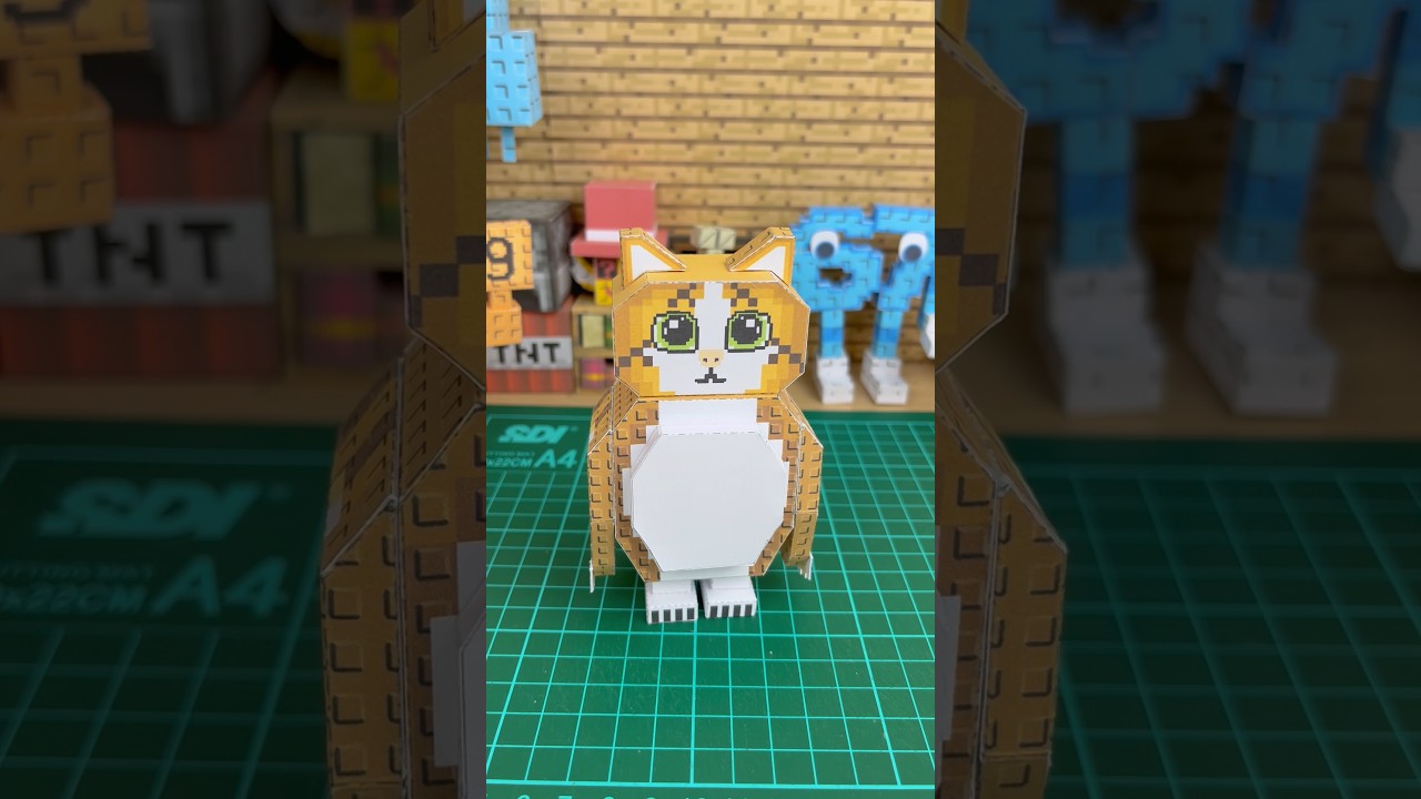 Meowl Paper Craft &mdash; укради мозгогнил #stealabrainrot #roblox #diy #papercraft #brainrot #shorts