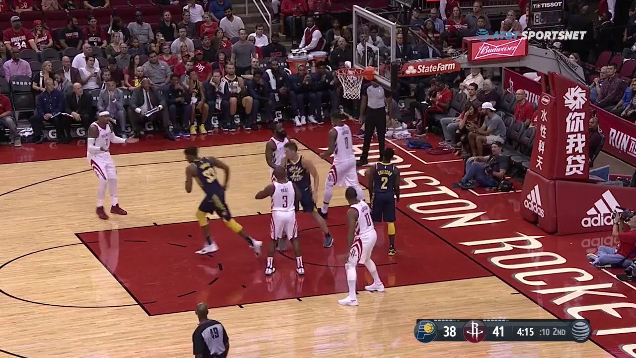 TJ LEAF vs HOU 13 PTS    10.04.18