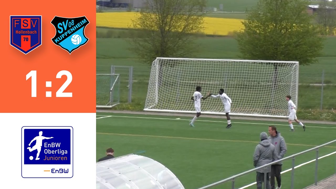 EnBW-Oberliga - C-Junioren: FSV Hollenbach - SV 08 Kuppenheim 2023/24