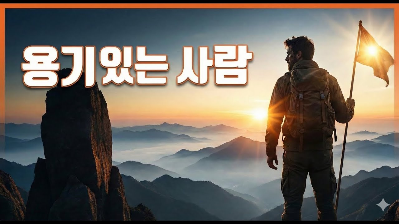 용기있는 사람이 되기를 사실 무척 쉽습니다만... 실천하기기 너무 어렵습니다.