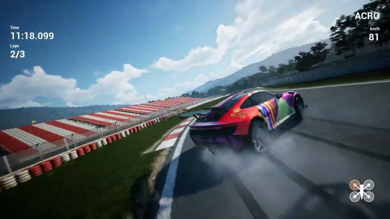 FPV Chase Practice | Virtual Drift & Rallycross Circuit | MosesControls