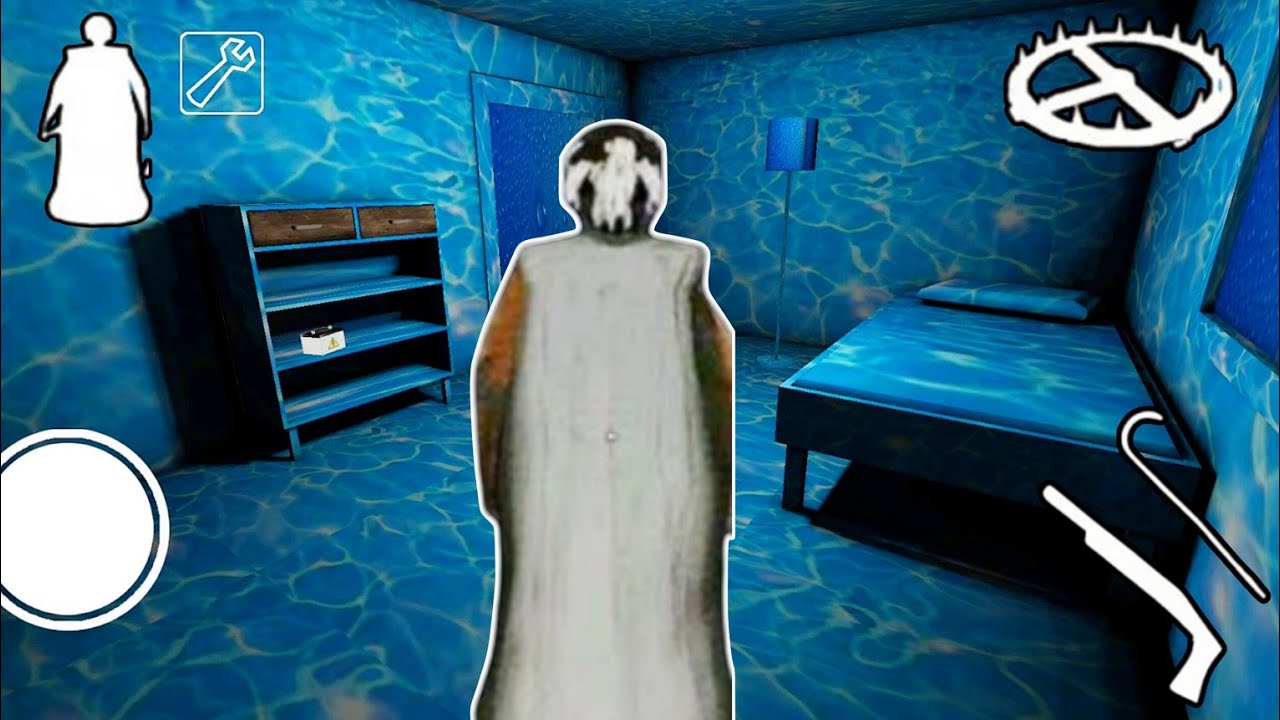 Playing as Granny in Granny Chapter 1 Underwater Mod Menu | Granny 1 Horror Escape 