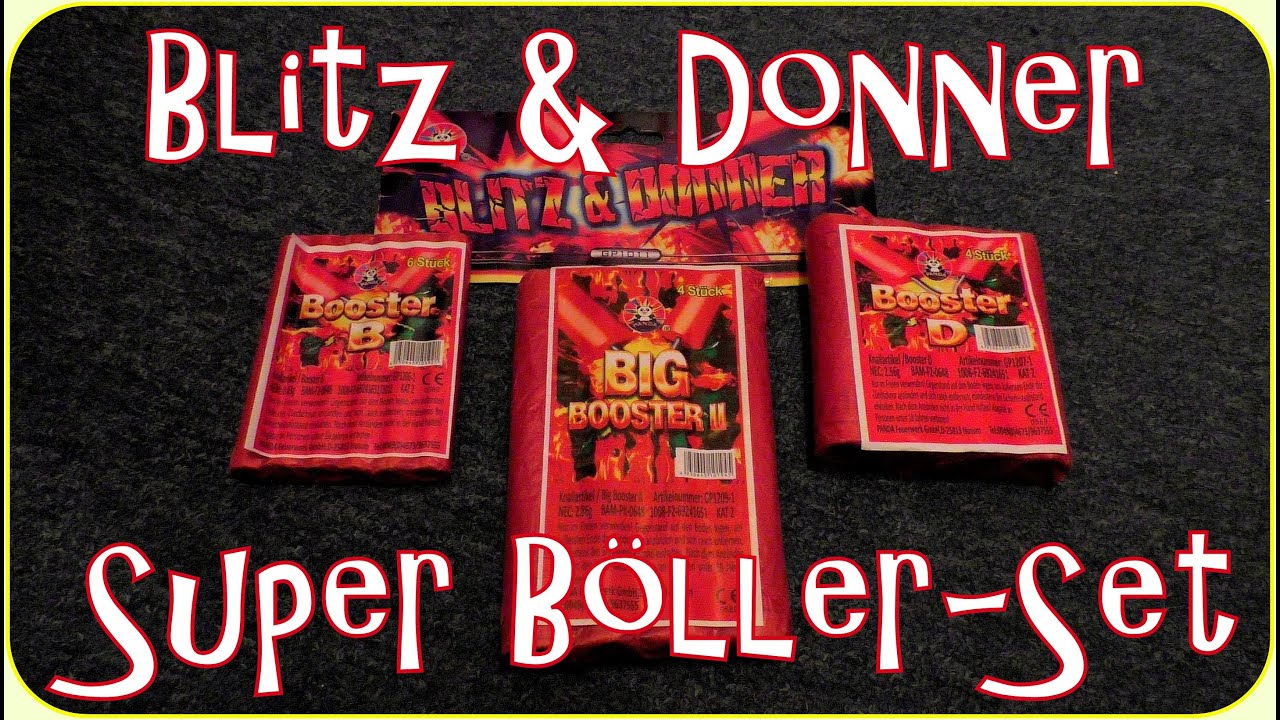 Blitz & Donner | Super B&ouml;ller Set | Panda Feuerwerk