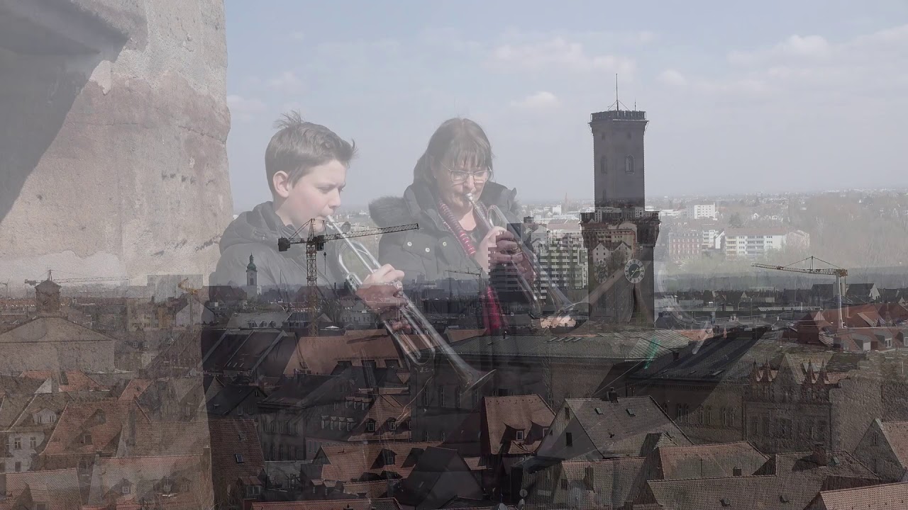 Trompeten mit EG 99 und 116 auf dem Turm (Simone und Vincent Spaeth) - eigene Bearbeitung