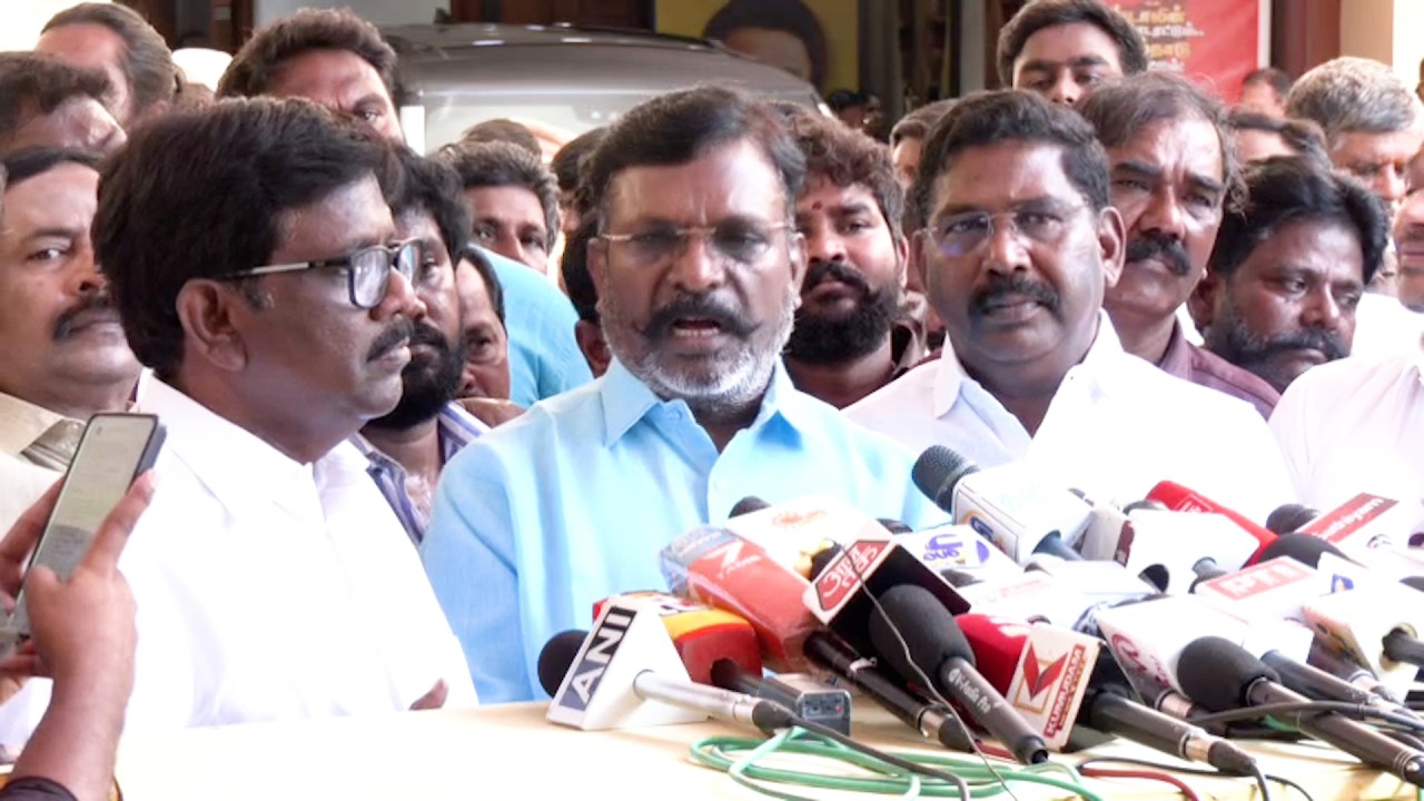 வி.சி.க-வுக்கு 8 தொகுதிகள் ஒதுக்கீடு செய்யப்பட்டுள்ளது - திருமாவளவன் பேட்டி | VCK | DMK | Stalin