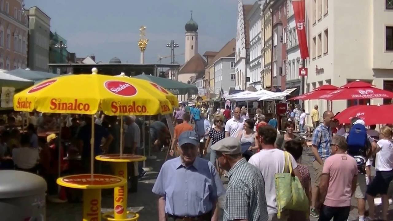 Straubing, Stadtplatz, 25 Juni 2016