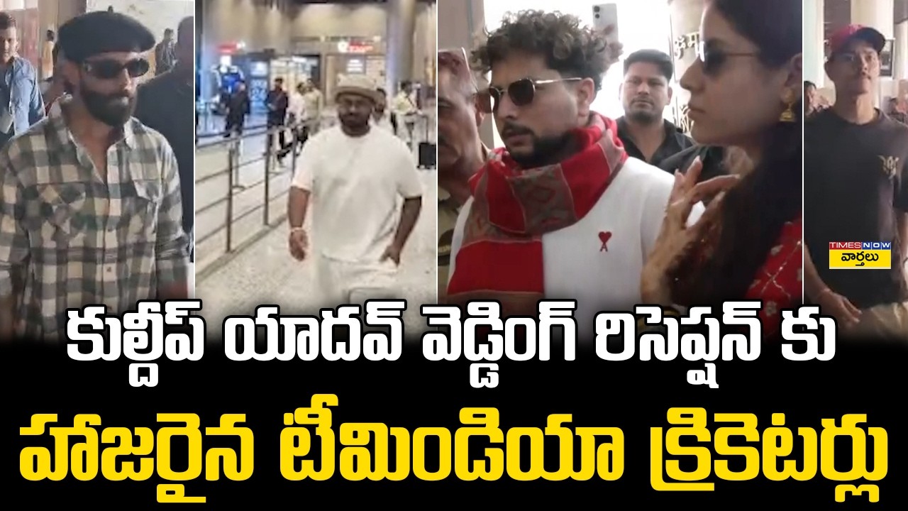 Indian Cricketers at Kuldeep Yadav Wedding Reception || Rishabh Pant, Ravindra Jadeja Attend