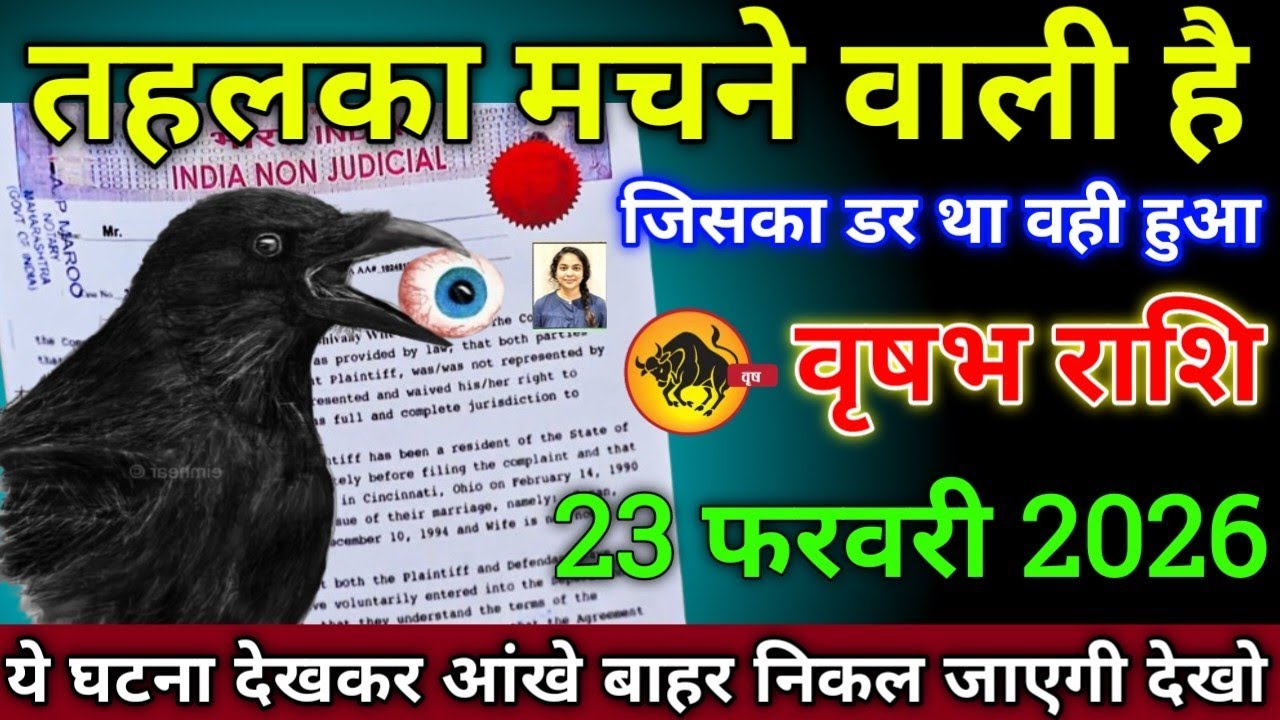 वृषभ राशि वालों 4 फरवरी 2026 तहलका मचने वाली है जिसका डर वही हुआ सावधान,