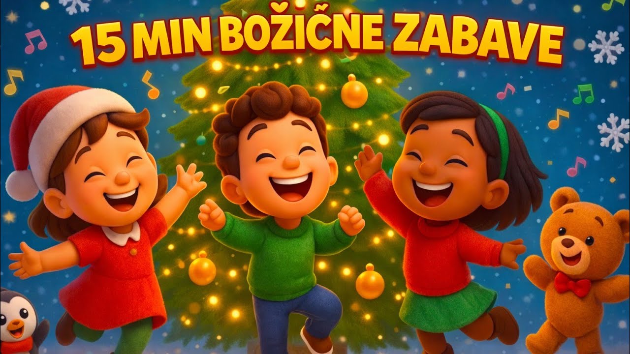 Najveseliji Božićni Mix 🎄✨ | 15 Minuta Pjesmica Za Cijelu Obitelj!