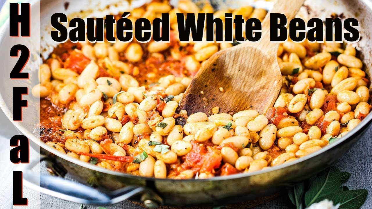 Side Dish | WHITE BEANS WITH GARLIC, SAGE & TOMATOES | How To Feed a Loon