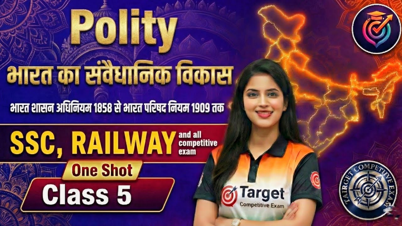 Constitutional Development of India 1858 to 1909| Target competitive exam 