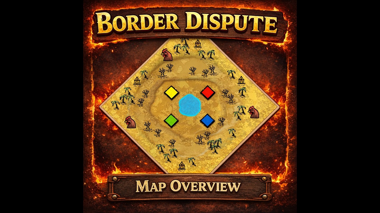 Aper&ccedil;u cartographique - Conflit frontalier