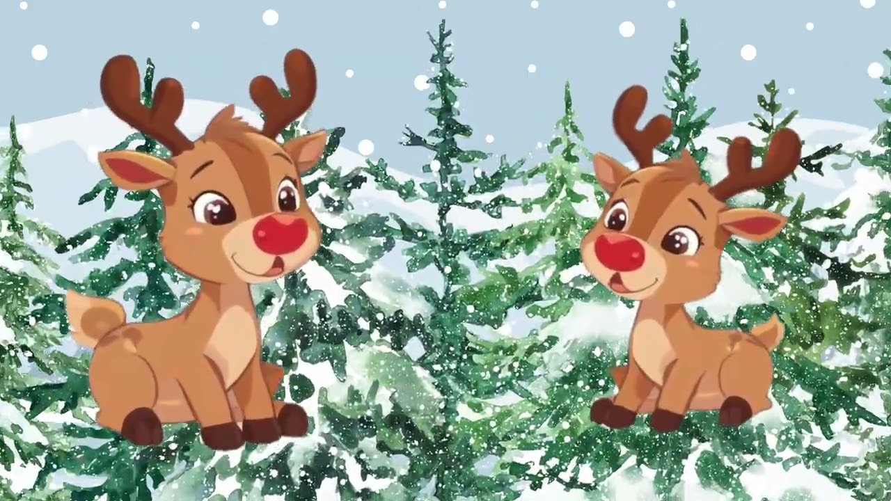 reindeer on the snow! | Song For Kids   #forkidsandchildren #songforkids