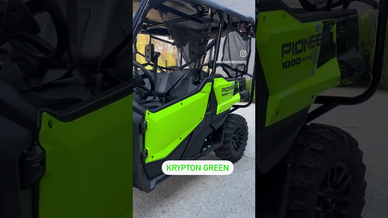 Rancher 4x4 & Pioneer 1000-5 In Krypton Green 😎