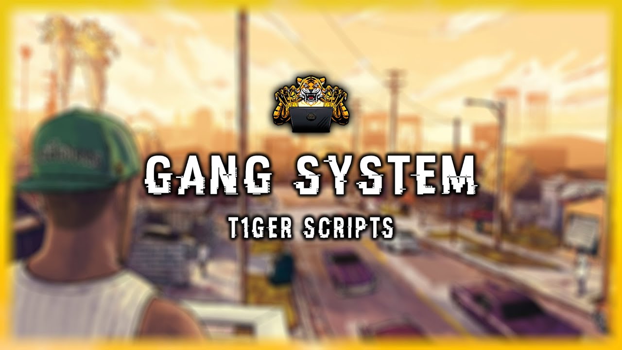 FiveM Gang System [ESX/QB] | T1GER