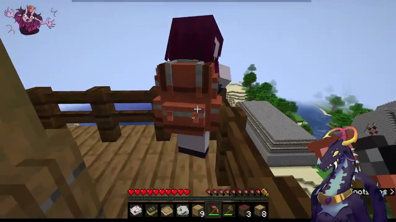 Playing Minecraft with my sister [VOD]