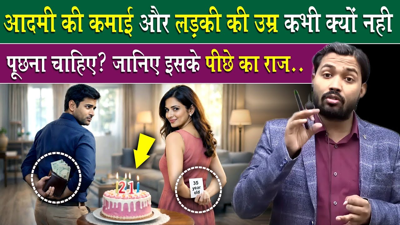 आदमी की कमाई और महिला से उम्र कभी क्यों नहीं पूछना चाहिए? 