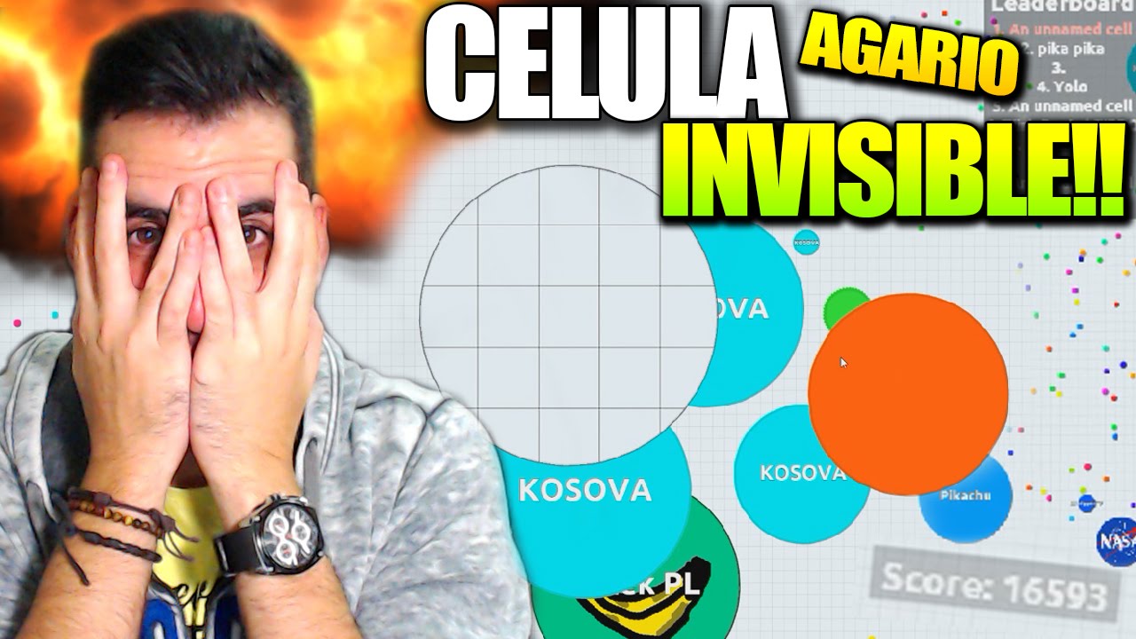 CELULA INVISIBLE + SUPER JUGADA!! | AGARIO | +15000 PUNTOS | Rubinho vlc | Agar.io Invisible Skin