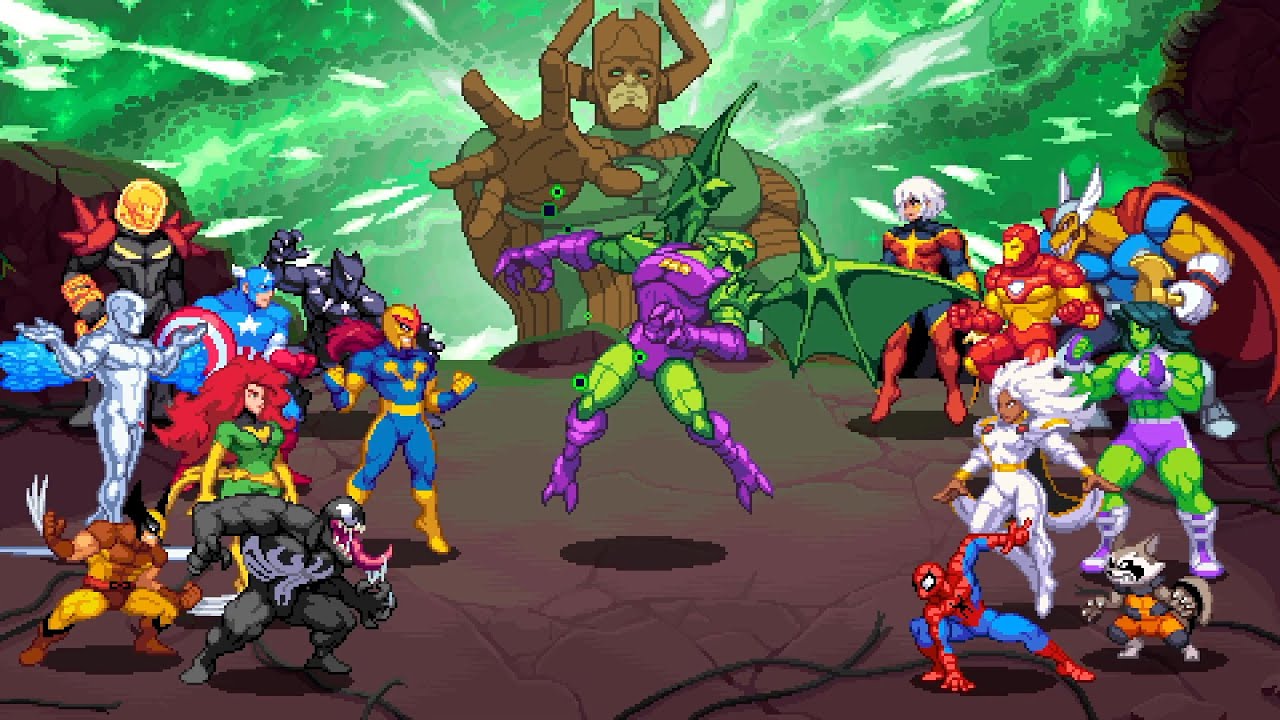 Финал Marvel Cosmic Invasion — Кооперативный режим