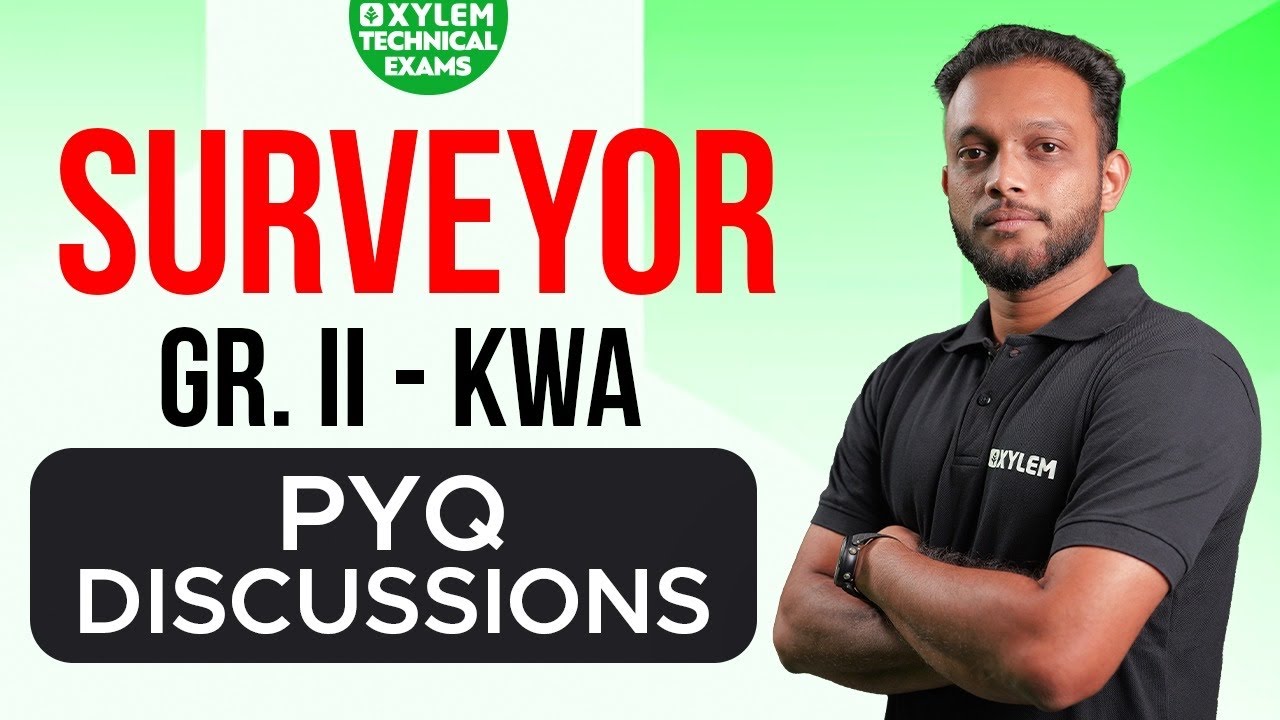 KWA Surveyor Gr.II | Previous Year Questions paper Discussion | Civil Engg. | Xylem Technical Exams