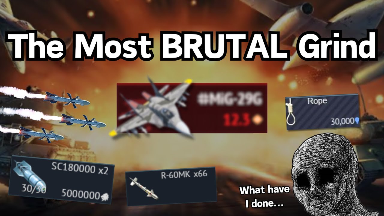 The MOST PAINFUL Grind for Top-Tier Fighter!💀| MiG-29G Grind Madness🔥(It's hard)