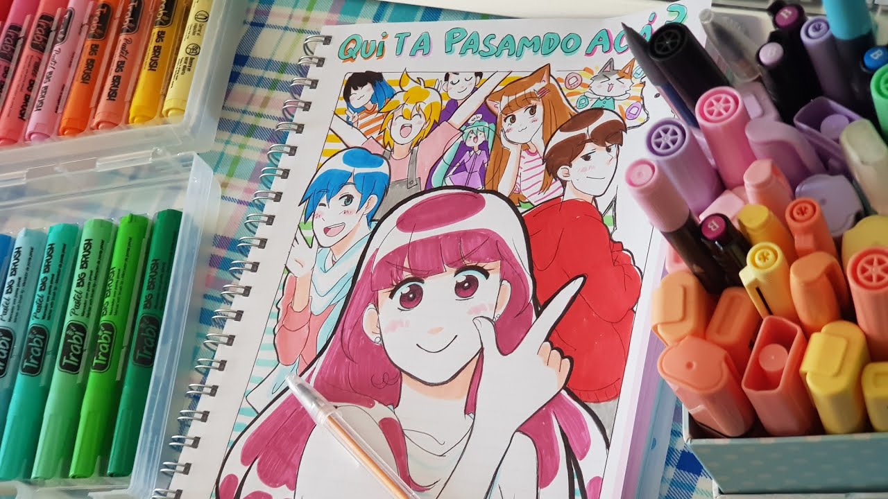 12 HORAS DIBUJANDO TRADICIONAL (esta vez no muero :'D)