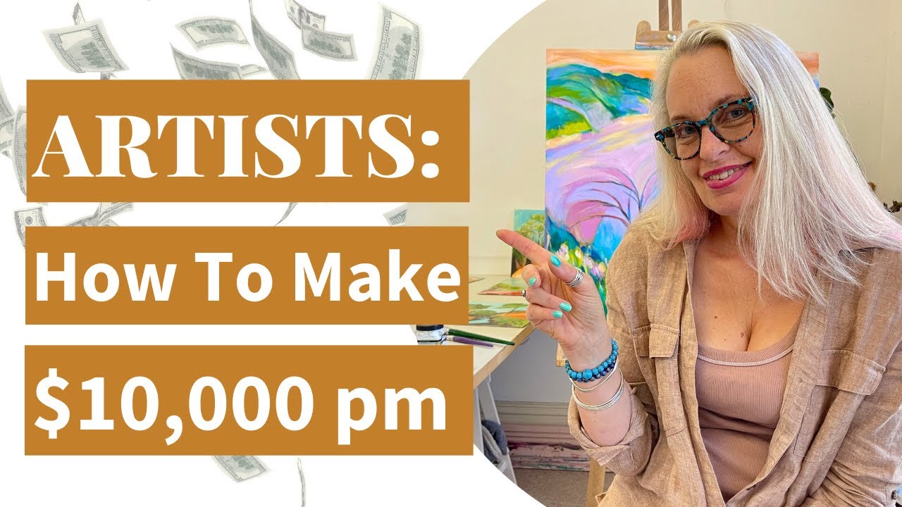 How To Make $10,000 pm As An Artist In 2025 | Online business planning training.