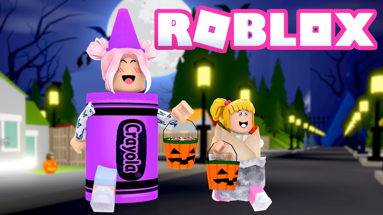Titi & Goldie Scary Trick or Treating - New Roblox Story
