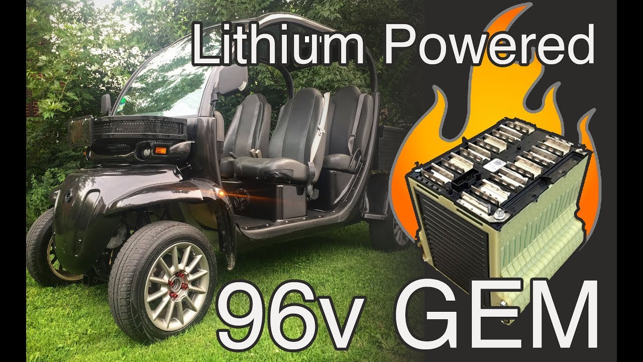 Polaris GEM lithium battery conversion from lead-acid