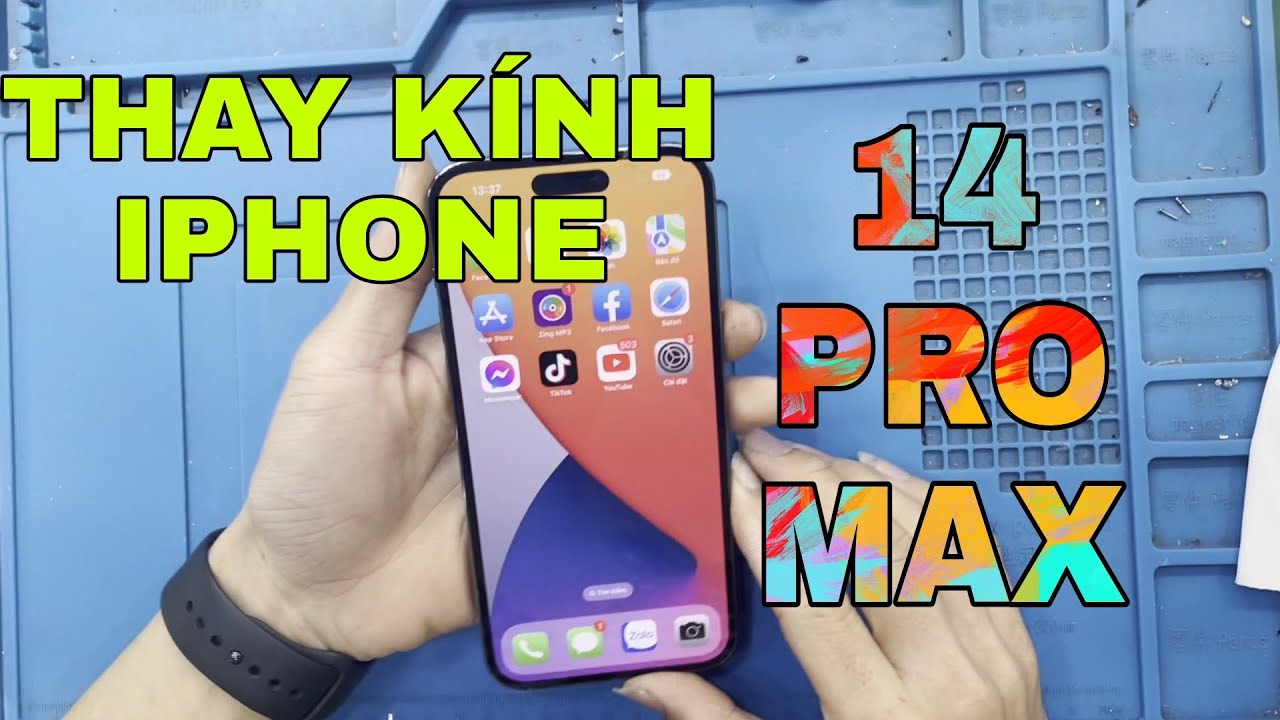 Ép kính iPhone 14 Pro Max | Giahuemobile.com