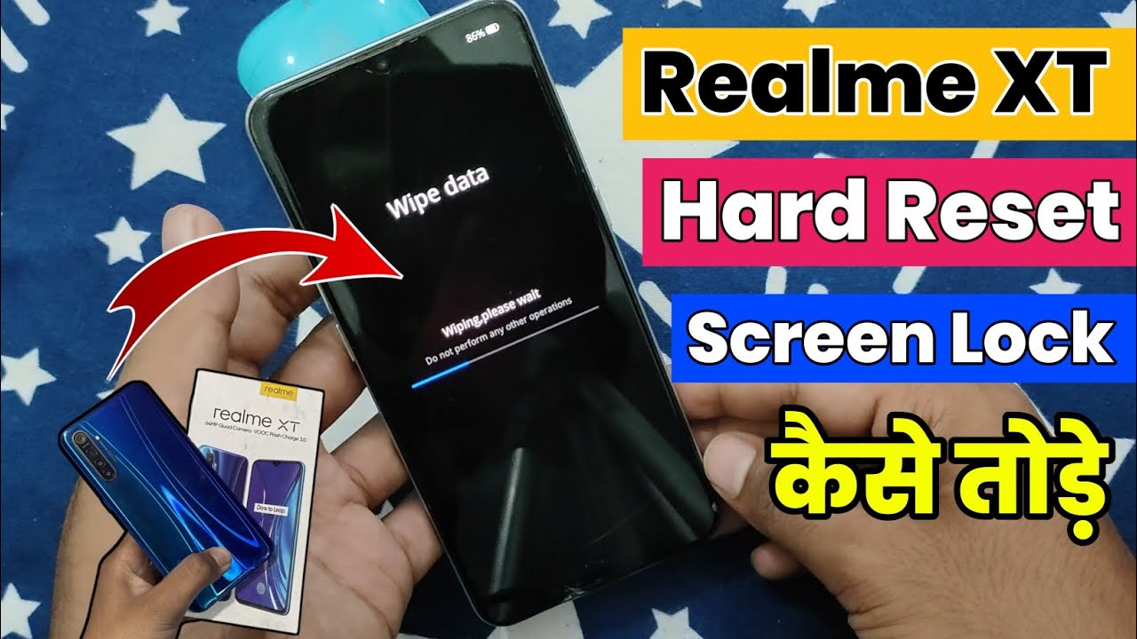 How To Hard Reset Realme XT | realme xt frp bypass without pc | Realme XT Forgot Pattern Password