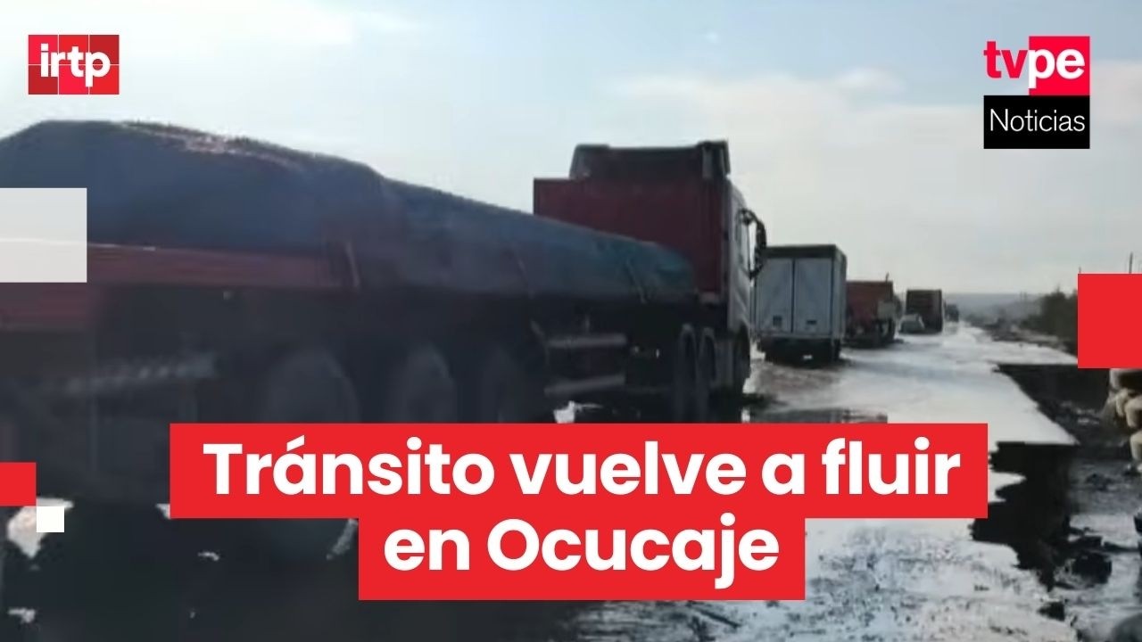 Panamericana Sur amanece habilitada en Ocucaje tras huaicos aunque la vía sigue dañada