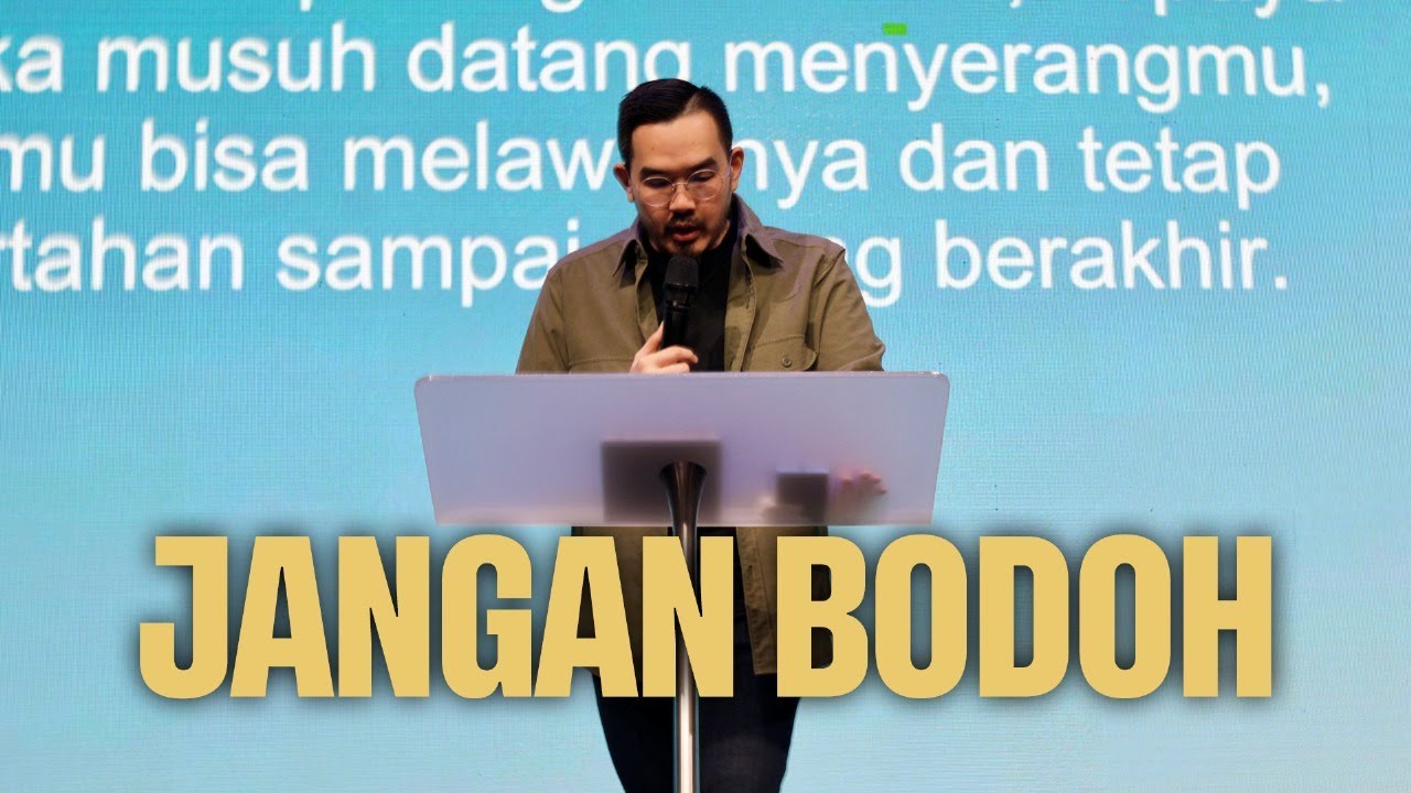 Ibadah Youth Online | NDC Youth | 29 November 2025 | Jangan Bodoh | Ps Raby Agusta