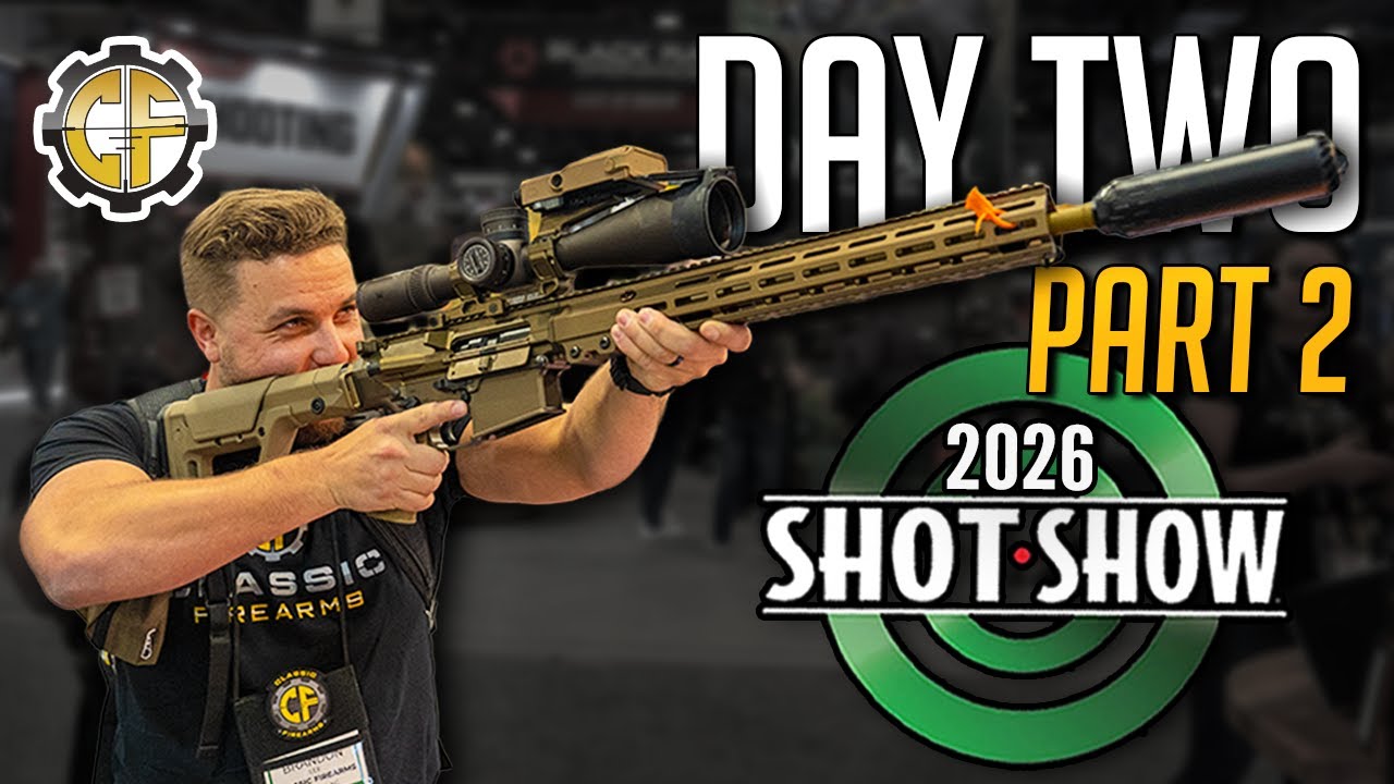 SHOT Show 2026 Day 2 Part 2 | The American-Made SR3M, Modern Hi-Power Pistols, & More