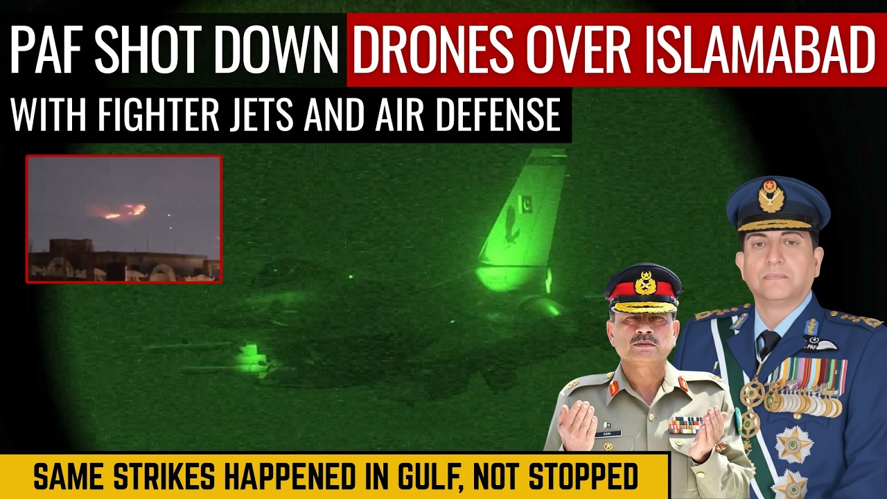 PAF Shot Down Drones Over Islamabad | With Fighter Jets and Air Defense | Defence Outpost