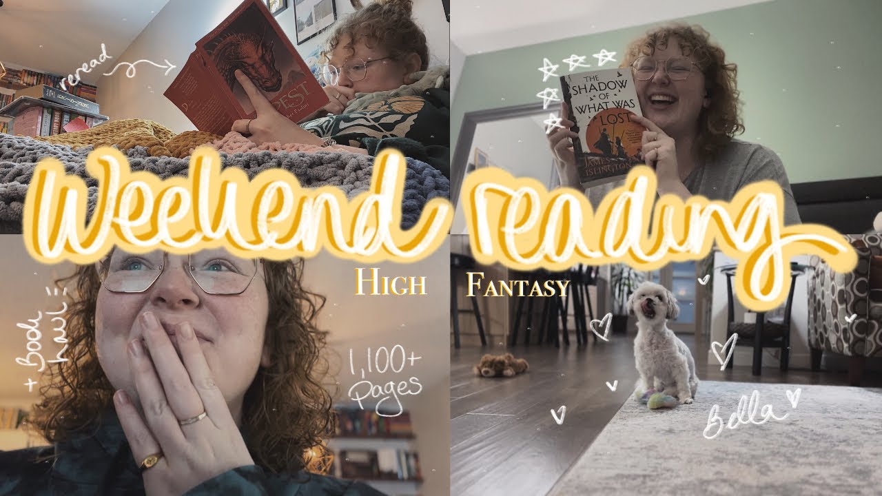 READING DOORSTOP EPIC FANTASY FOR A WEEKEND || a weekend vlog