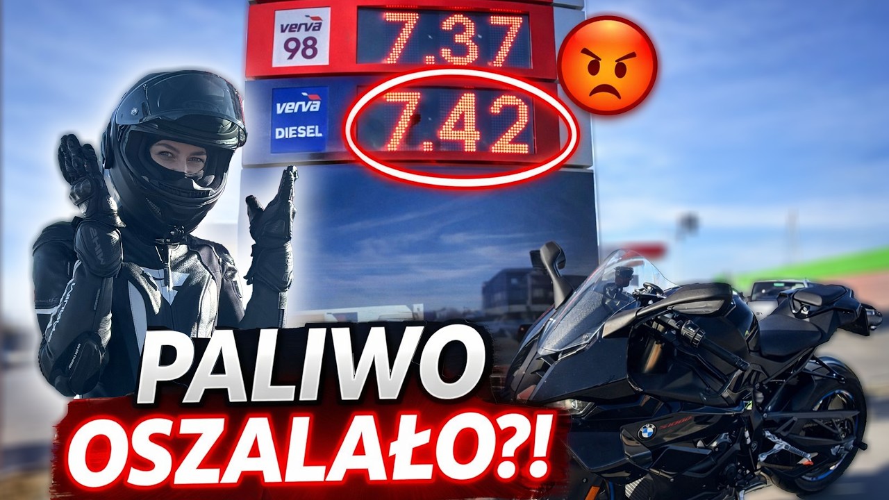 CO SIĘ DZIEJE Z CENAMI PALIWA?! JAZDA PO MIEŚCIE NA BMW S1000RR