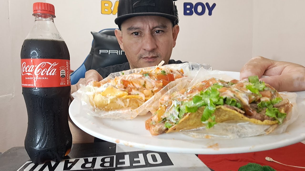 ASMR COMIENDO CHALUPAS de mi Barrio
