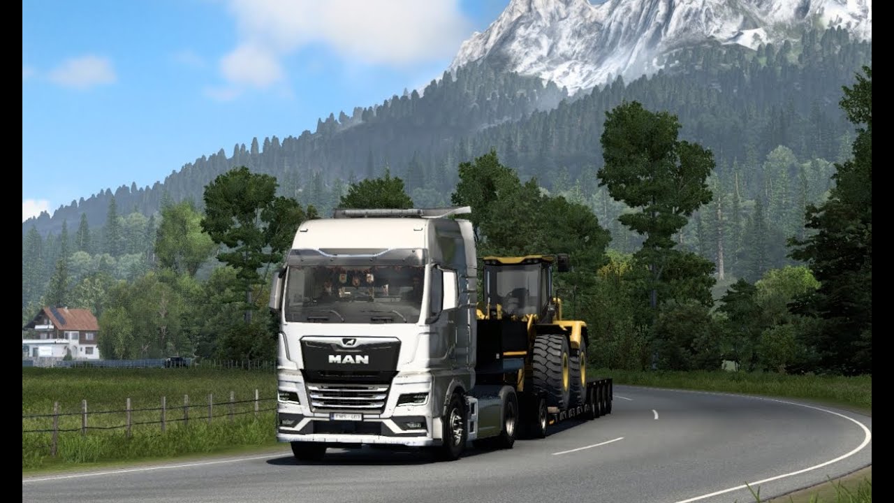 [ETS 2] MAN TGX 2022 Heavy Hauling on Alps