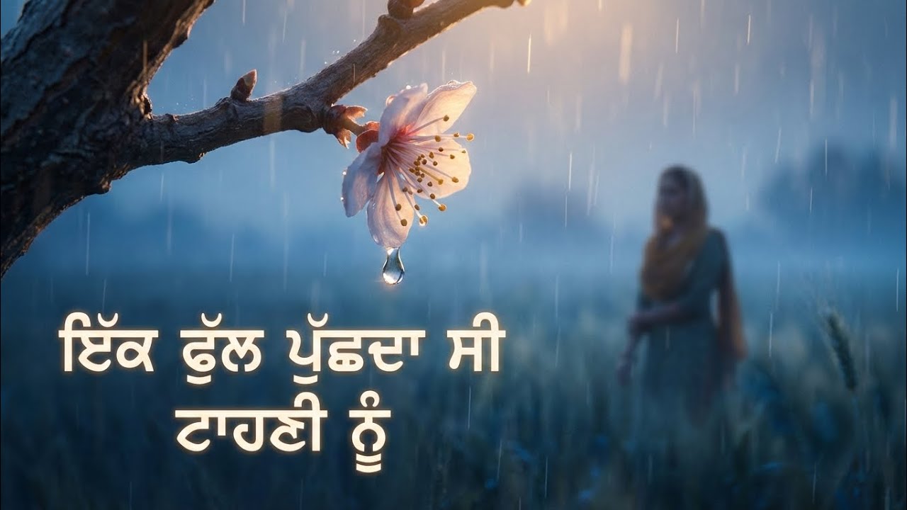 ਇੱਕ ਫੁੱਲ ਪੁੱਛਦਾ ਸੀ ਟਾਹਣੀ ਨੂੰ emotional punjabi song