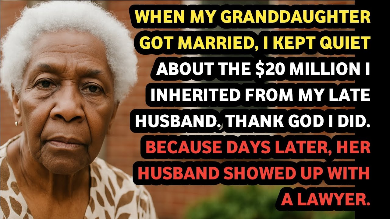 My GrandDaughter Got Married. She Still Doesn't Know I Inherited $20 Million From My Husband.Thank..