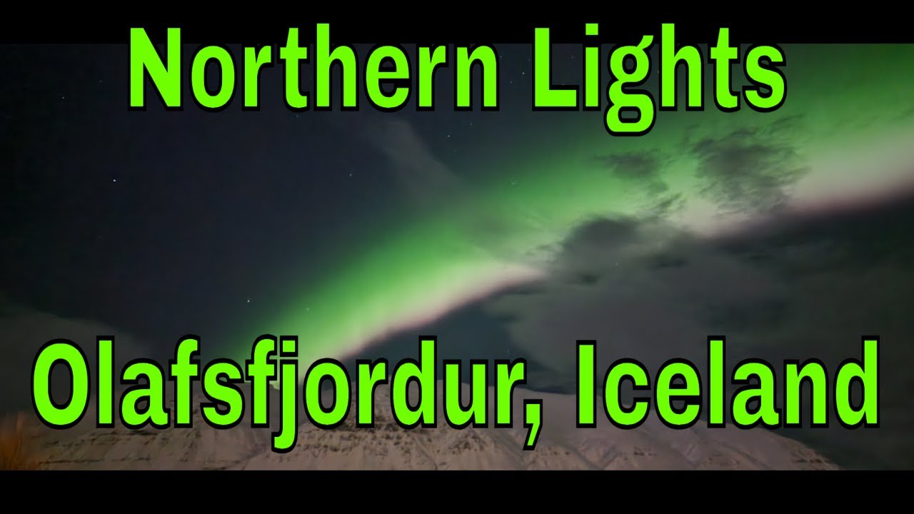 Aurora in Olafsfjordur 02-23-2026