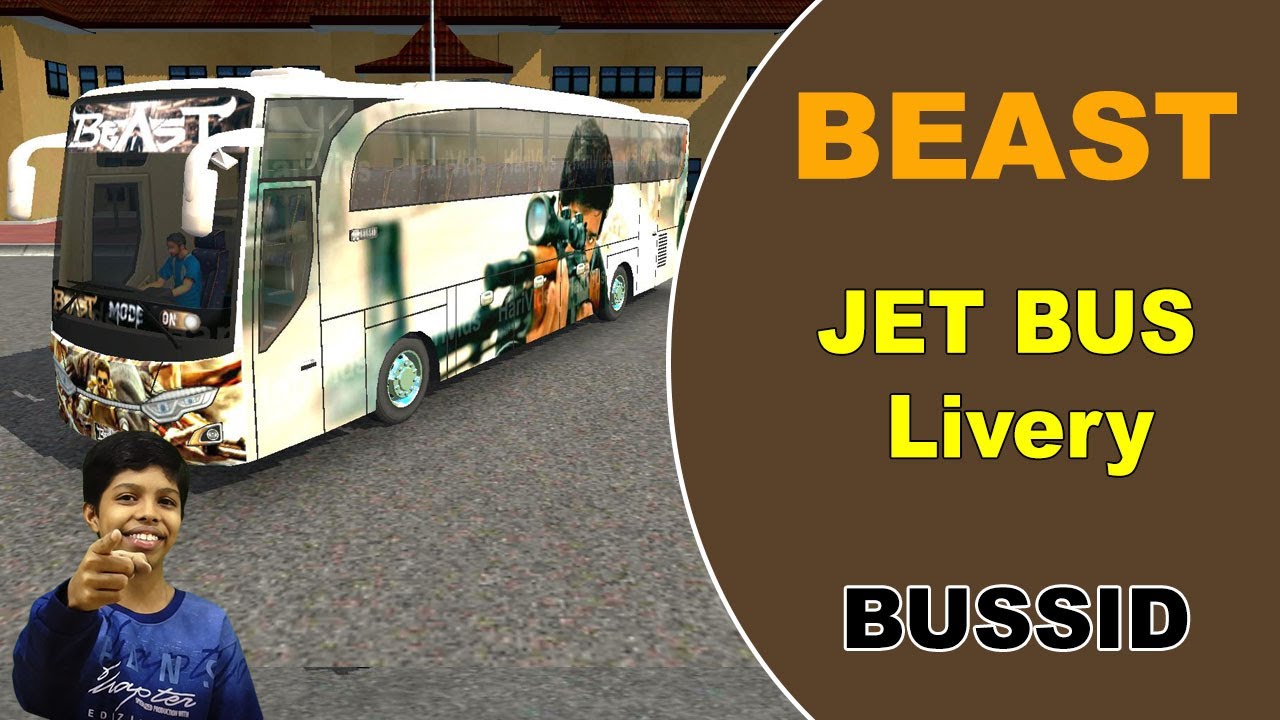 Beast Bussid Livery | JET BUS  Livery | Bus Simulator Indonesia | HariVids