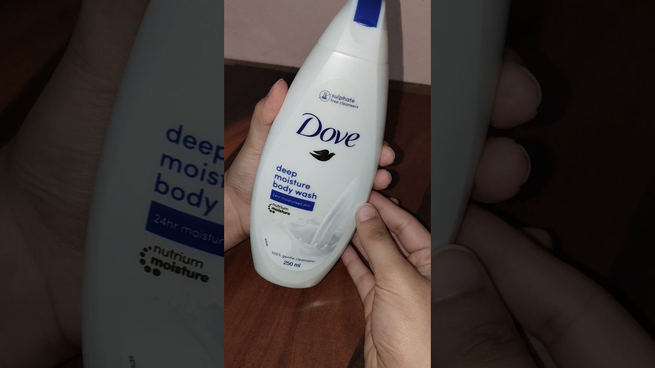 Dove deep moisture body wash🫧 #dove #bodywash #bodycare #pamper #unboxing #glow #new #dovebodywash