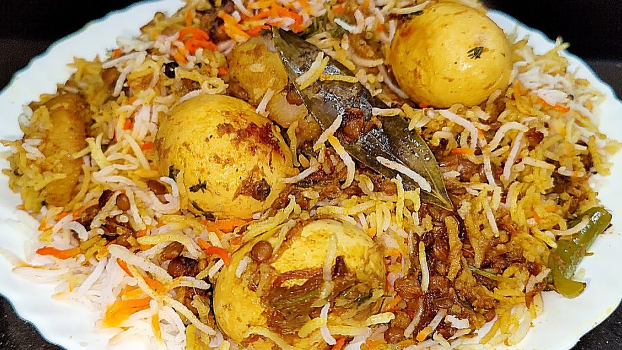 anda masoor dum biryani | akha masoor recipe | egg masoor biryani shaheen syed recipe