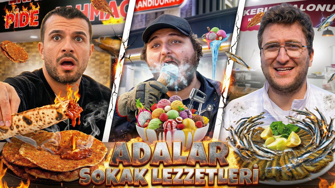 ADALAR SOKAK LEZZETLERİNİ DENEDİK ! w/@EfeUygaçKesit @bicimali