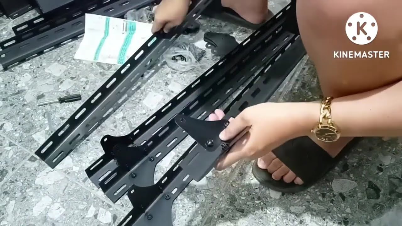 HOW TO INSTALL ANGLE STEEL RACK SHELVES || Dang'z Creativity Channel