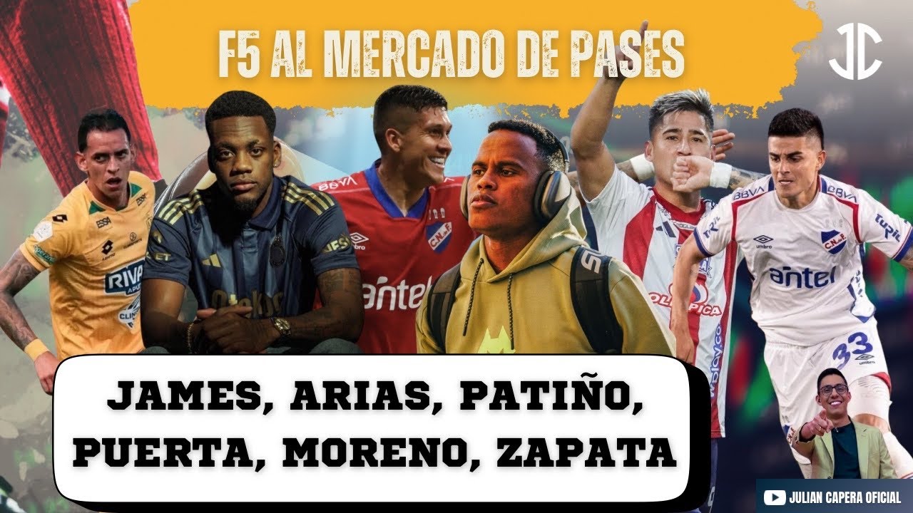 🚨🇨🇴 F5 AL MERCADO DE PASES: EL EXTREMO DE SANTA FE, PAIVA, MILL&Aacute;N, PATI&Ntilde;O, DUR&Aacute;N, ARIAS Y M&Aacute;S&hellip;